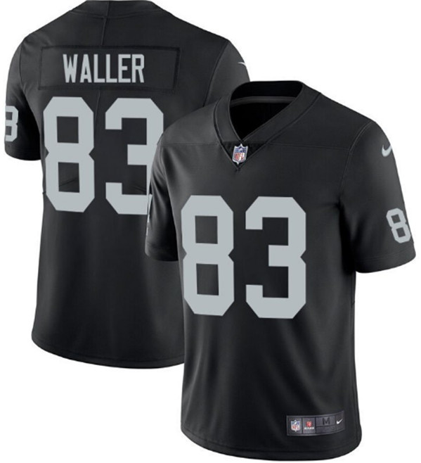 Toddler Oakland Raiders #83 Darren Waller Black Vapor Limited Stitched Jersey